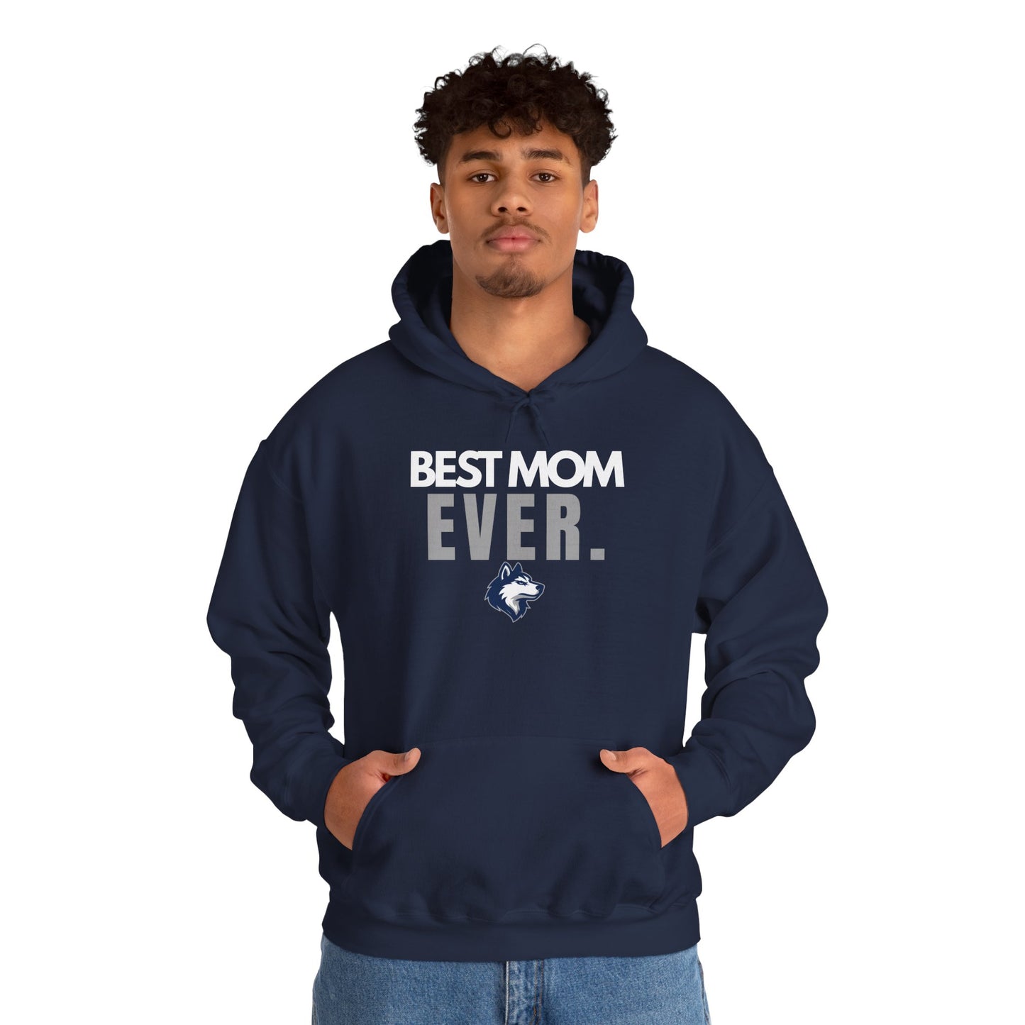 Huskies Mom BoldMark Hoodie