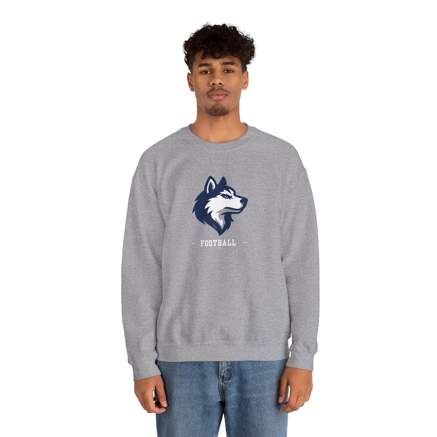 Huskies Football CrestLine Crewneck