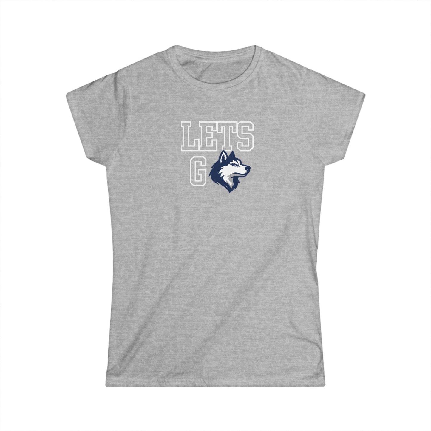 Huskies “Let’s Go” Women’s Tee