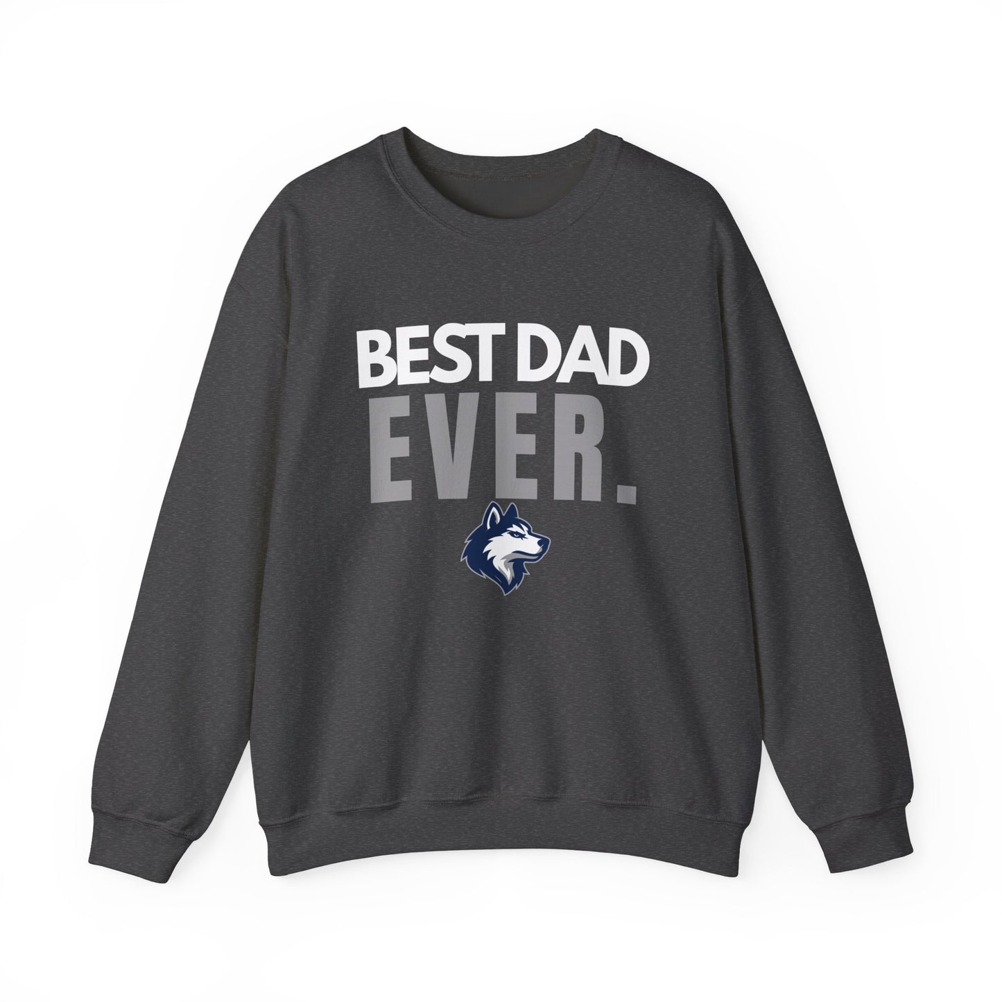 Huskies Dad BoldMark Crewneck
