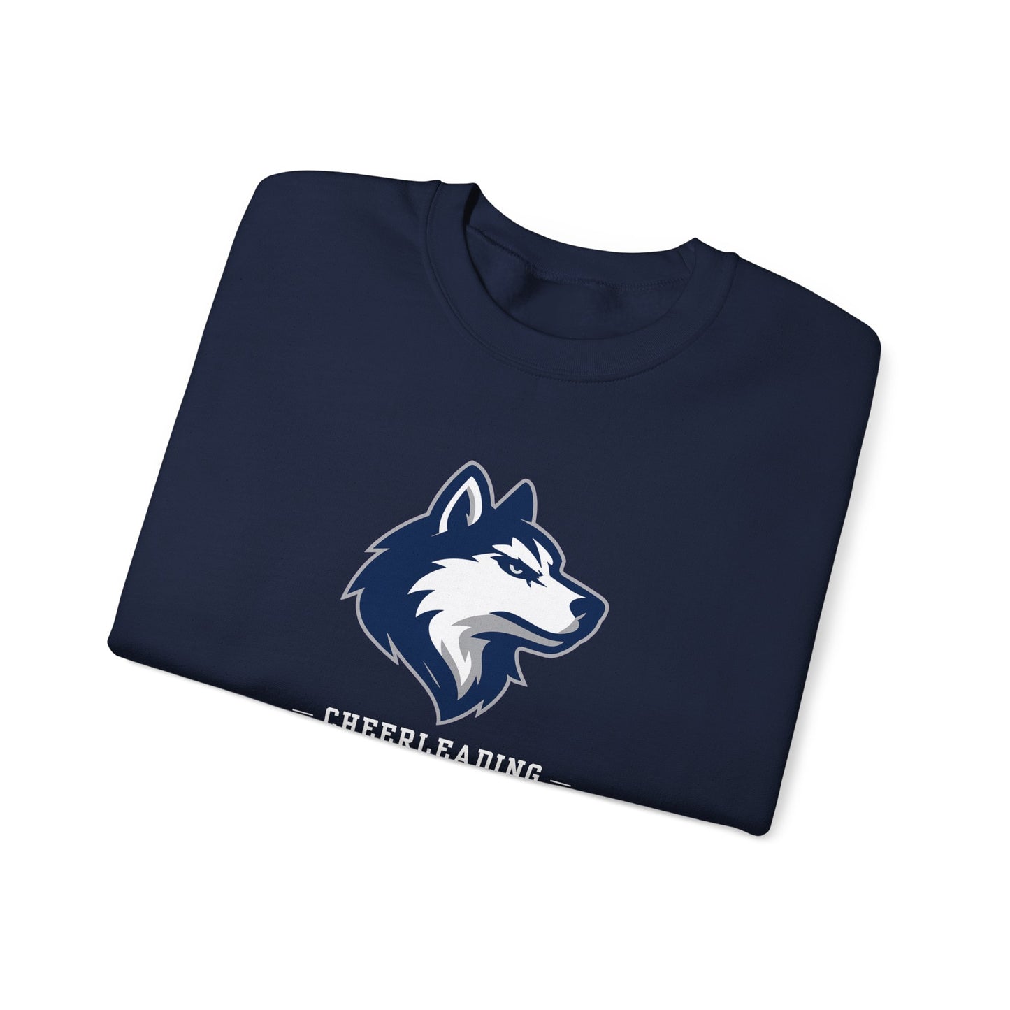 Huskies Cheerleading CrestLine Crewneck