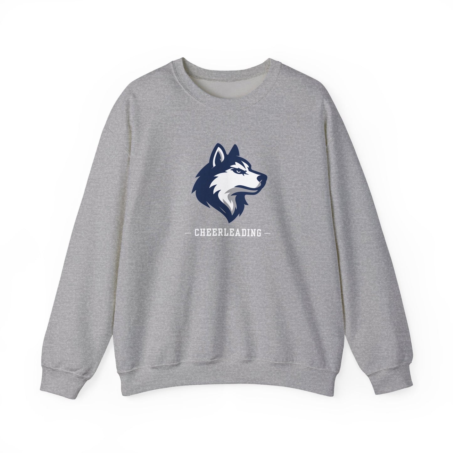Huskies Cheerleading CrestLine Crewneck