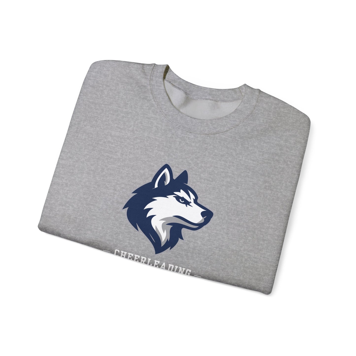 Huskies Cheerleading CrestLine Crewneck