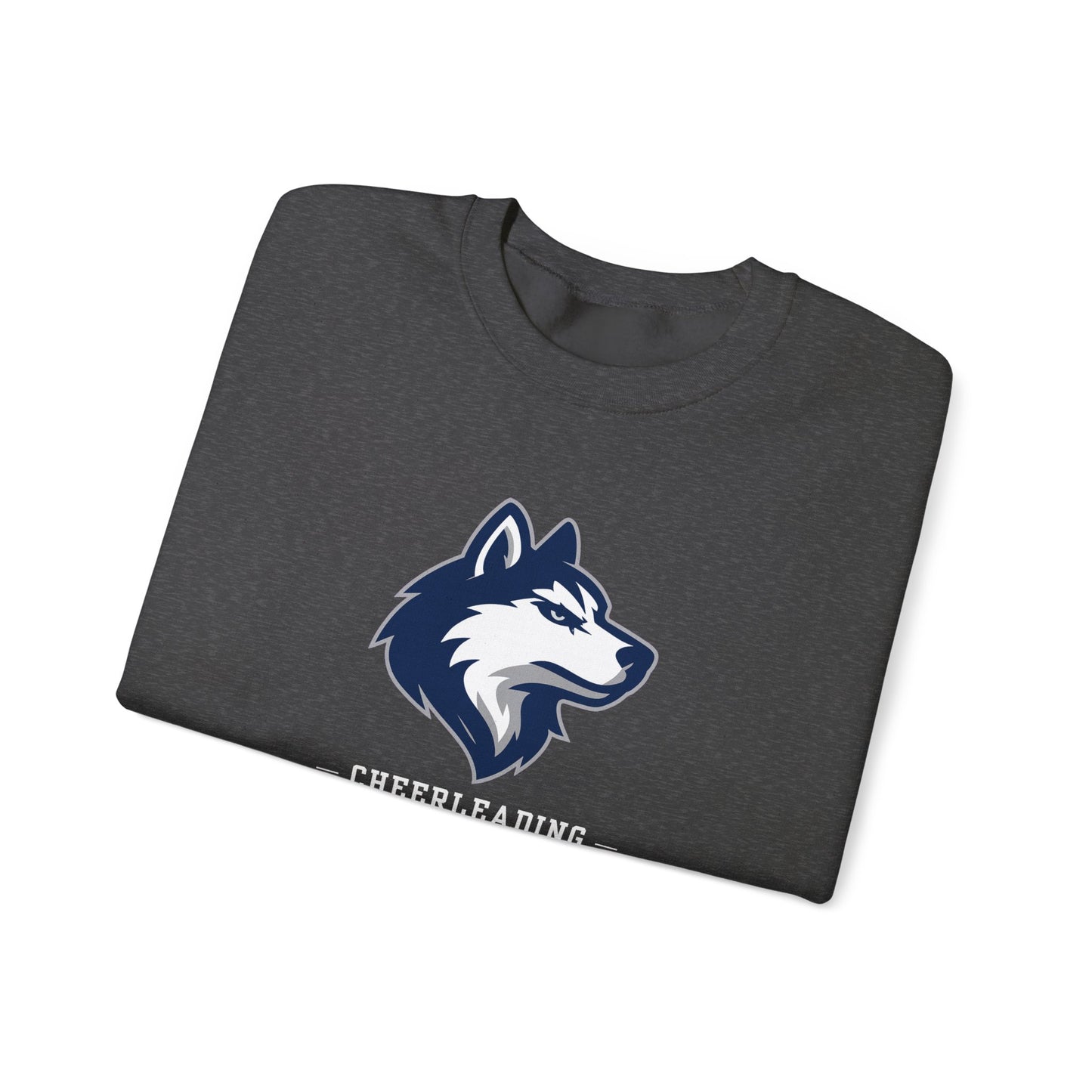 Huskies Cheerleading CrestLine Crewneck