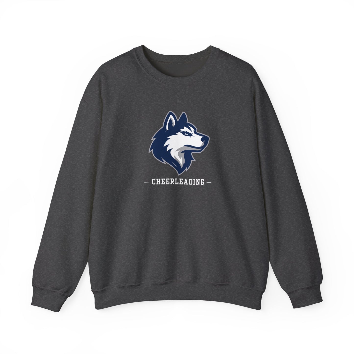 Huskies Cheerleading CrestLine Crewneck