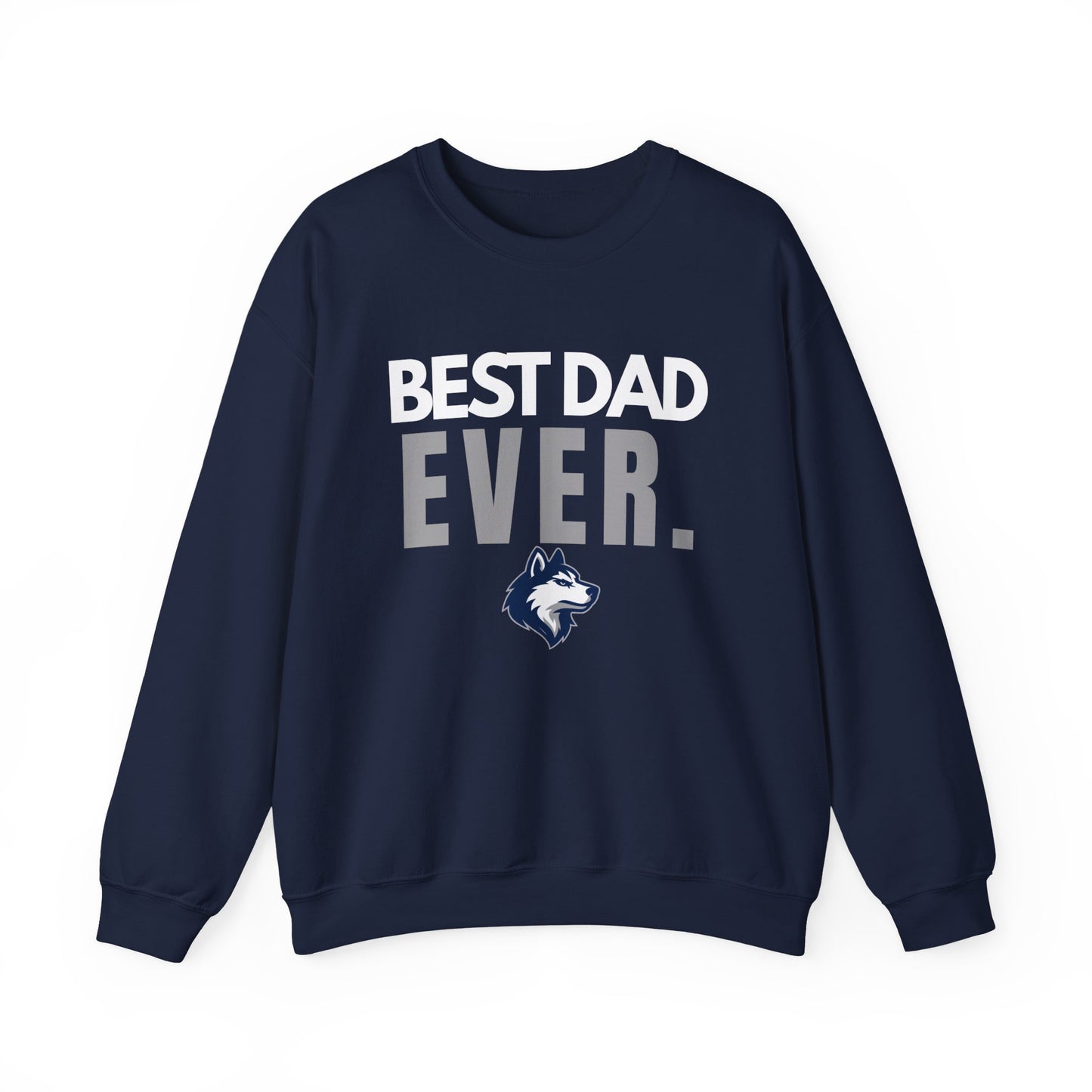 Huskies Dad BoldMark Crewneck