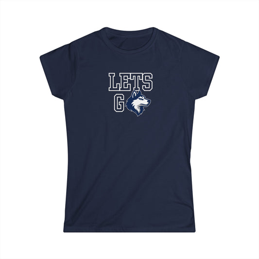Huskies “Let’s Go” Women’s Tee