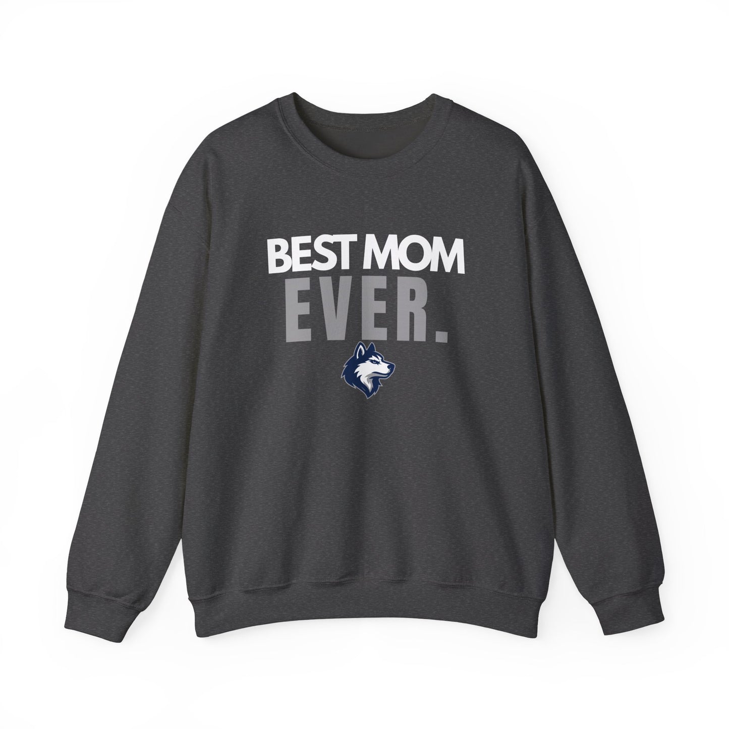 Huskies Mom BoldMark Crewneck