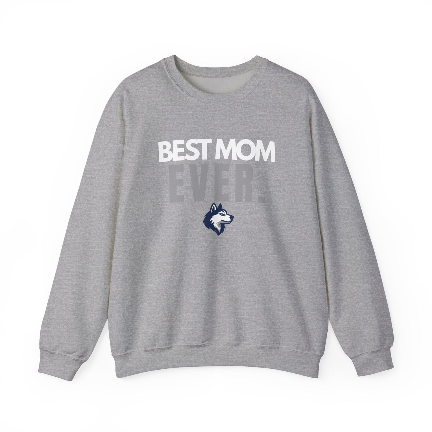 Huskies Mom BoldMark Crewneck