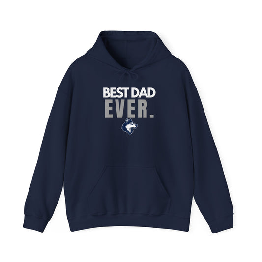 Huskies Dad BoldMark Hoodie