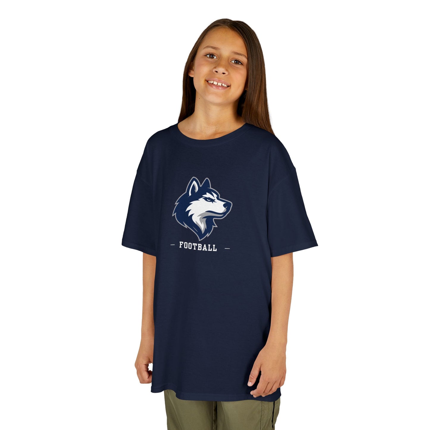 Huskies Football CrestLine Youth Tee